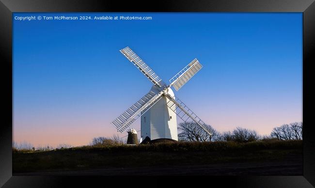 Jack and Jill Windmills Framed Print by Tom McPherson