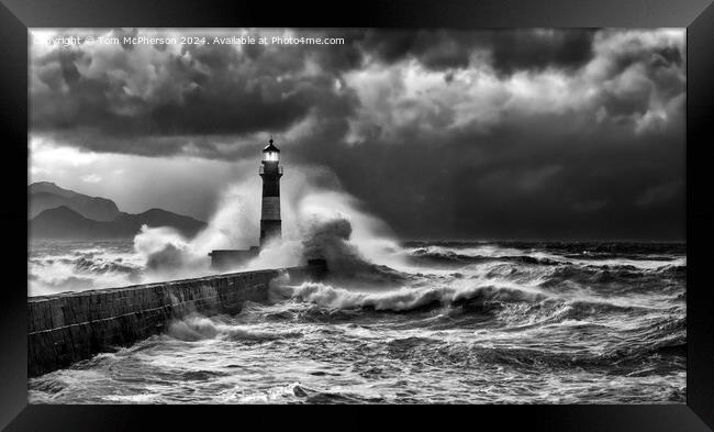 The Storm Framed Print by Tom McPherson