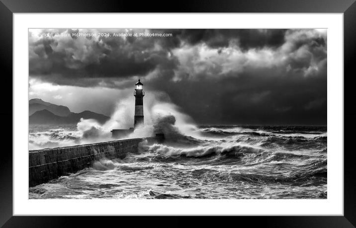 The Storm Framed Mounted Print by Tom McPherson
