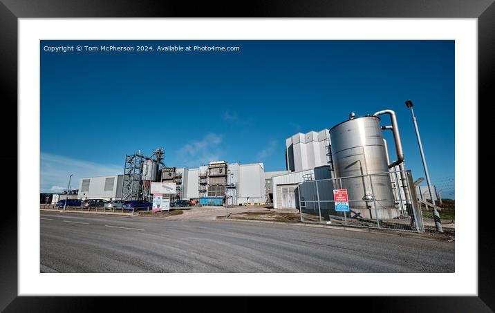 Burghead Maltings Framed Mounted Print by Tom McPherson