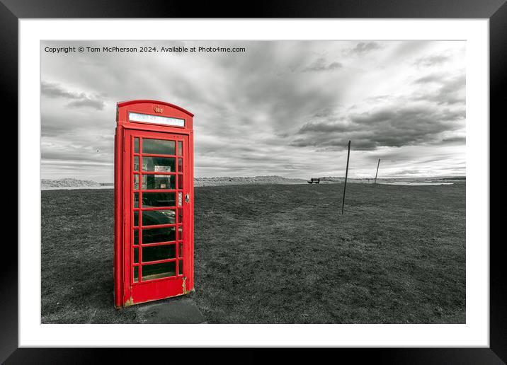 The Phone Box Framed Mounted Print by Tom McPherson