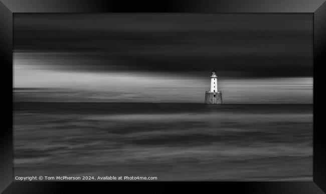Rattray Head Lighthouse Framed Print by Tom McPherson