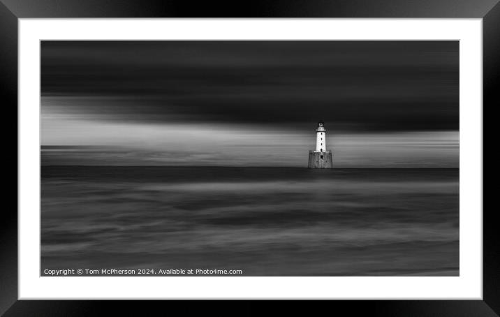 Rattray Head Lighthouse Framed Mounted Print by Tom McPherson