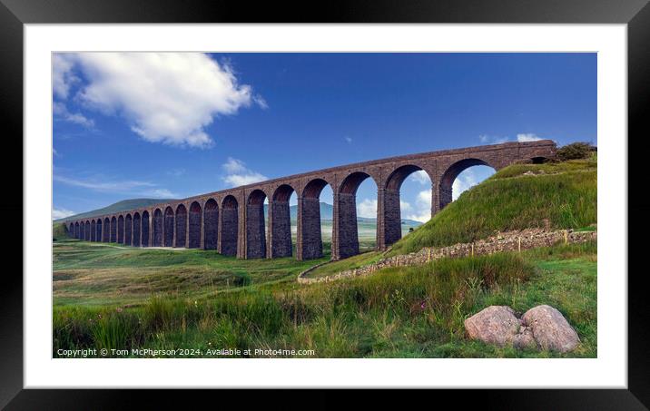The Ribblehead Viaduct  Framed Mounted Print by Tom McPherson