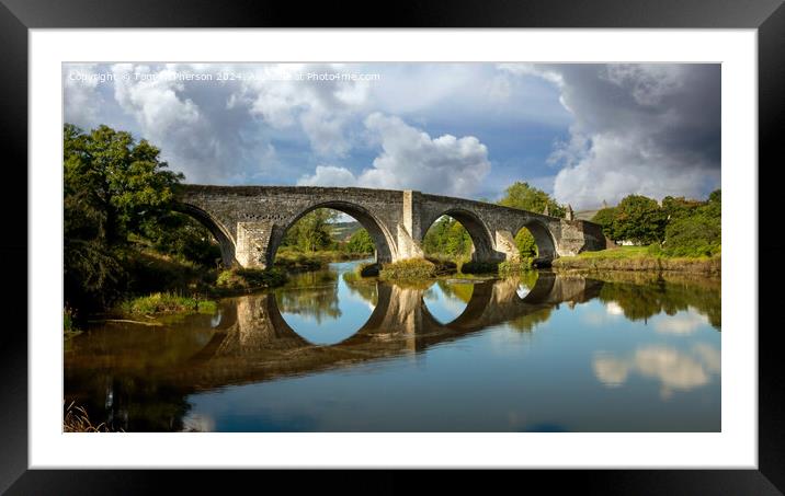 Old Stirling Bridge Framed Mounted Print by Tom McPherson