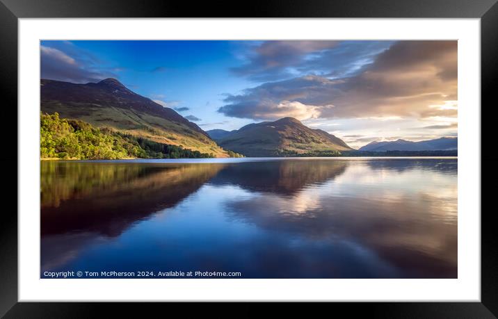 landscape of Loch Ness Framed Mounted Print by Tom McPherson