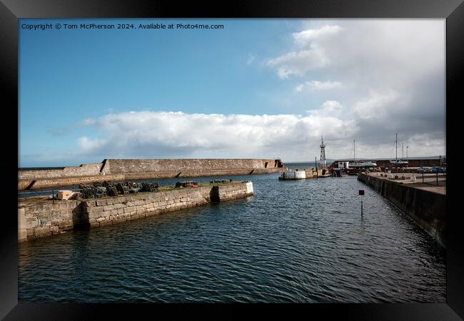 Lossiemouth Harbour Framed Print by Tom McPherson