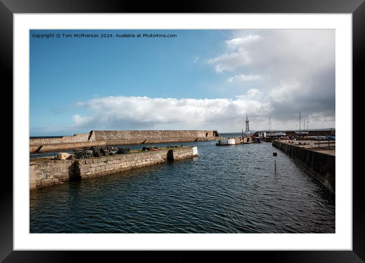 Lossiemouth Harbour Framed Mounted Print by Tom McPherson