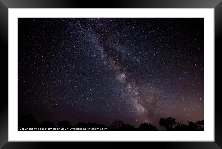 Milky Way Framed Mounted Print by Tom McPherson