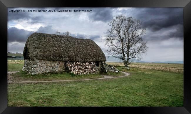 Leanach Cottage, Culloden Battlefield Framed Print by Tom McPherson
