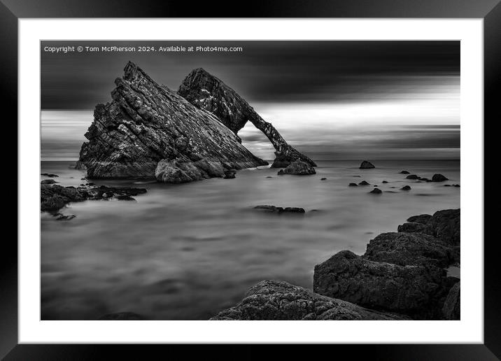 Bow Fiddle Rock Framed Mounted Print by Tom McPherson