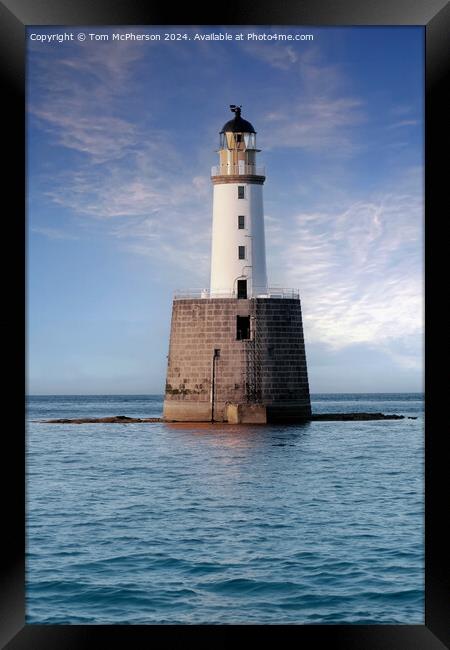 Rattray Head Lighthouse Framed Print by Tom McPherson