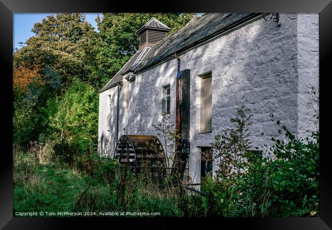 Historic Oldmills, Elgin Framed Print by Tom McPherson