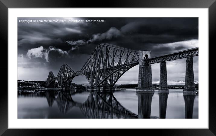 The Forth Road Bridge Framed Mounted Print by Tom McPherson
