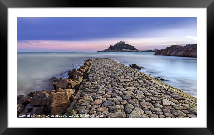 St. Michael’s Mount Framed Mounted Print by Tom McPherson