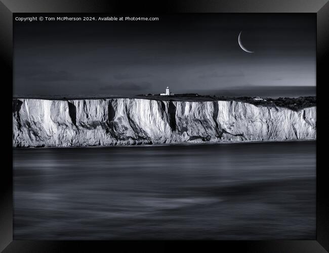 The White Cliffs of Dover Framed Print by Tom McPherson