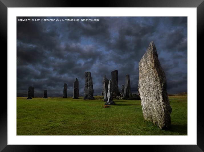 Callanish Standing Stones Framed Mounted Print by Tom McPherson