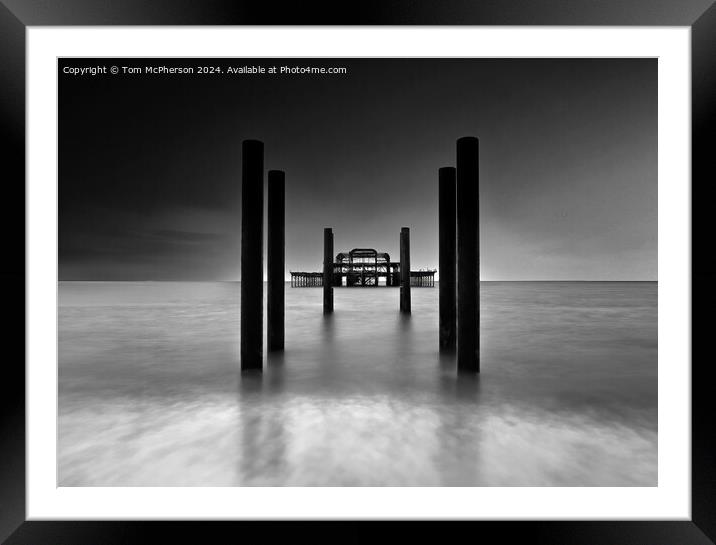West Pier Brighton Framed Mounted Print by Tom McPherson