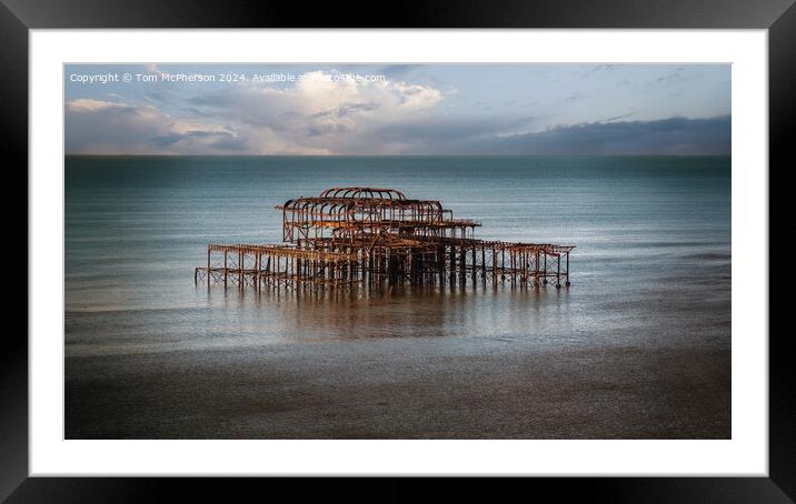 West Pier Brighton Framed Mounted Print by Tom McPherson