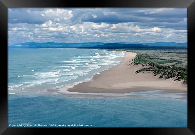 Lossiemouths' Iconic East Beach  Framed Print by Tom McPherson