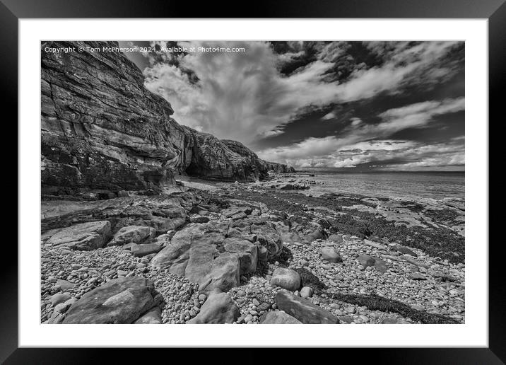 The Moray Coast at Burghead Framed Mounted Print by Tom McPherson