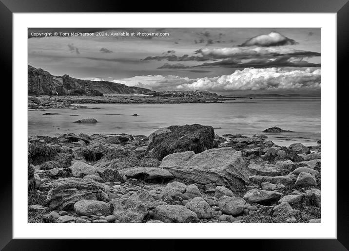 The Moray Coast at Burghead Framed Mounted Print by Tom McPherson