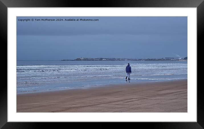 Burghead Beach Framed Mounted Print by Tom McPherson