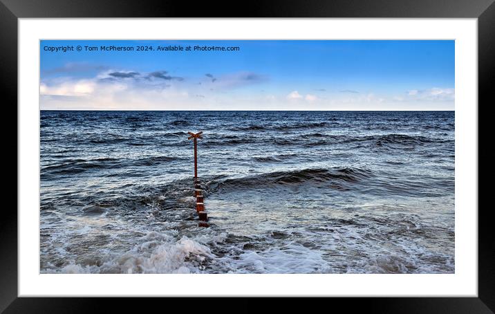 Findhorn Seascape Framed Mounted Print by Tom McPherson