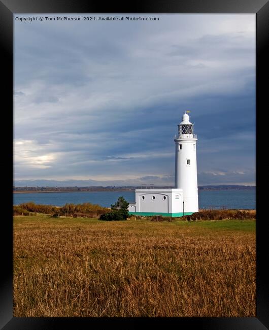 Hurst Point Lighthouse Framed Print by Tom McPherson