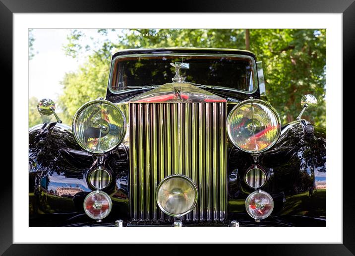 Rolls Royce Framed Mounted Print by Tom McPherson