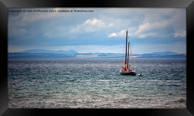Serenity at Sea Framed Print by Tom McPherson