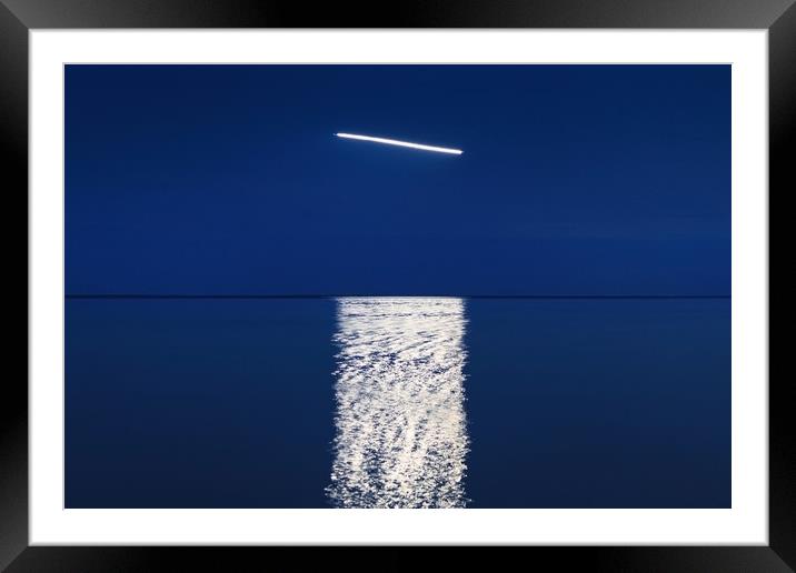 The flight over sea Framed Mounted Print by Dalius Baranauskas