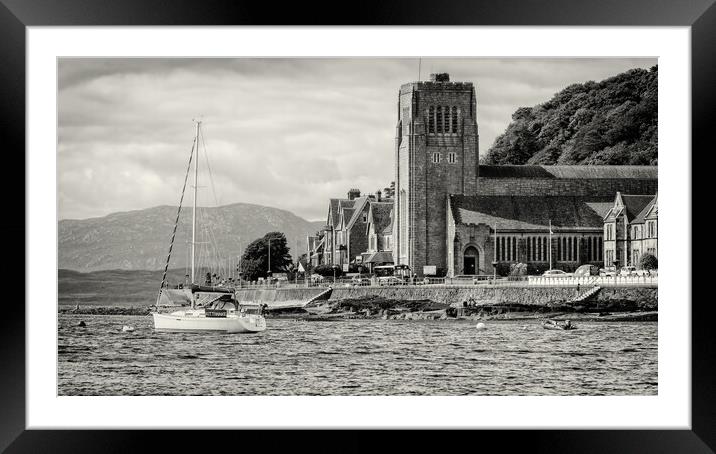 Oban Bay Framed Mounted Print by David Jeffery