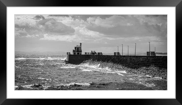 Arbroath Harbour Wall Framed Mounted Print by David Jeffery