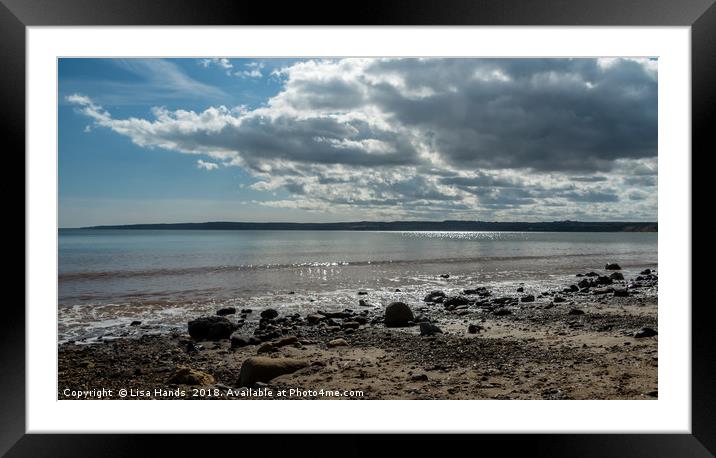 Filey Bay, North Yorkshire - 1 Framed Mounted Print by Lisa Hands