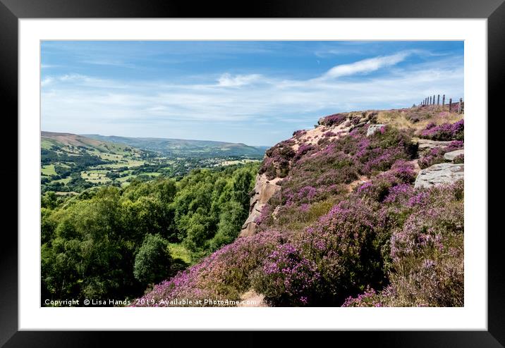 Surprise View, Hope Valley, Derbyshire Framed Mounted Print by Lisa Hands
