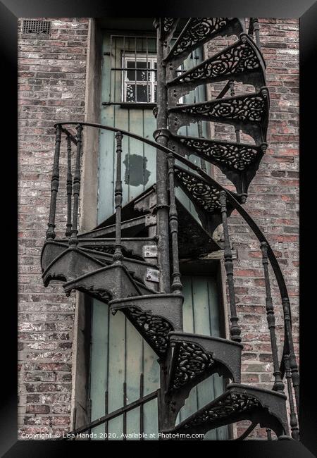 The Staircase Framed Print by Lisa Hands