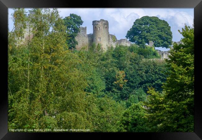 Ludlow Castle, Shropshire Framed Print by Lisa Hands