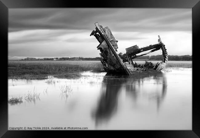 The wreck Framed Print by Ray Tickle