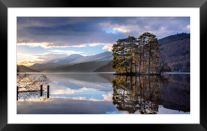 Loch tay  Framed Mounted Print by Ray Tickle
