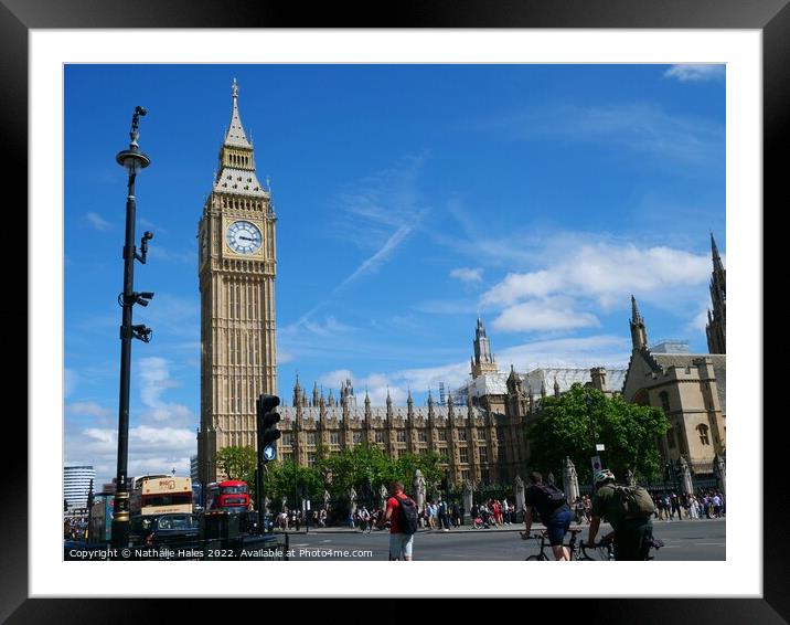Big Ben and Houses of Parliament Framed Mounted Print by Nathalie Hales