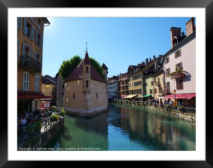 Annecy - Le Vieux Prison Framed Mounted Print by Nathalie Hales