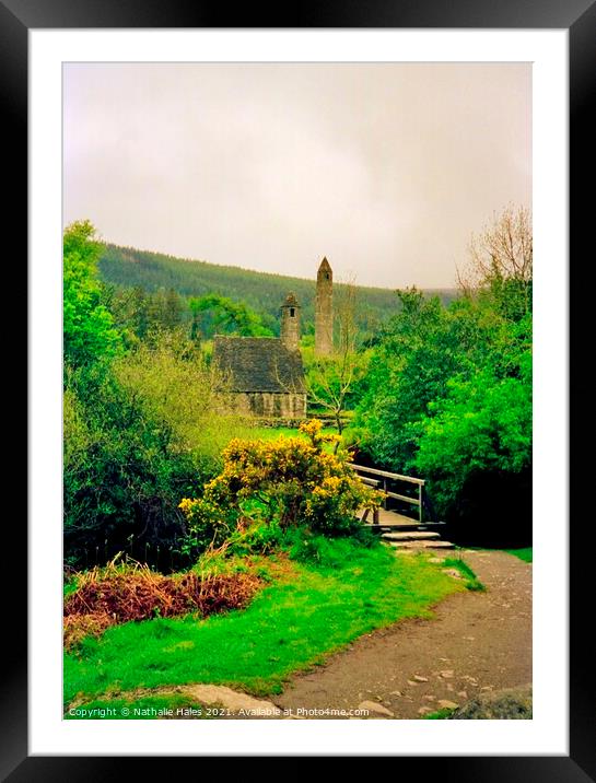 Glendalough, County Wicklow Framed Mounted Print by Nathalie Hales