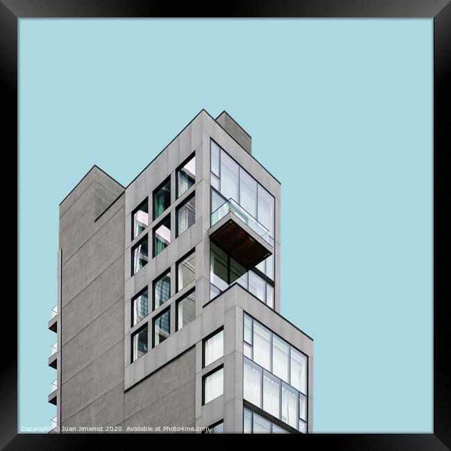 Modern architecture buildings in New York City Framed Print by Juan Jimenez