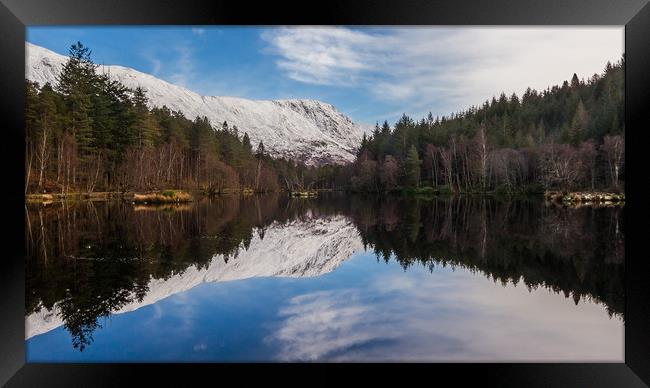 Glencoe Lochan Framed Print by Billy Coupar