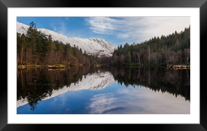 Glencoe Lochan Framed Mounted Print by Billy Coupar