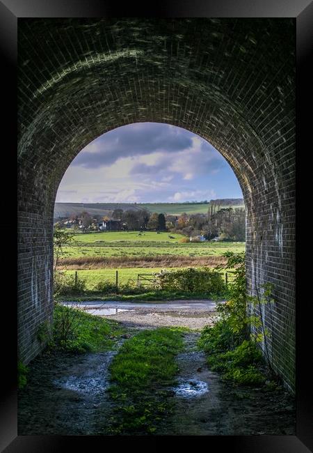 Tunnel vision Framed Print by Debbie Payne