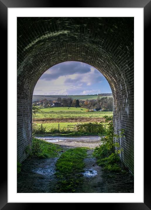 Tunnel vision Framed Mounted Print by Debbie Payne