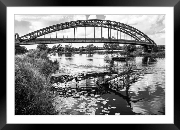 Iron Bridge Derbyshire on the Trent  Framed Mounted Print by Holly Burgess