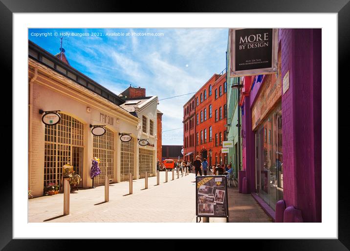 Famous Custard factory Bimingham, England, Digbeth Framed Mounted Print by Holly Burgess